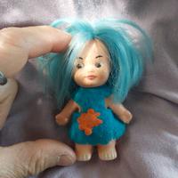 Mini bambola Furga capelli azzurri