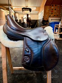 Sella Pariani marrone, Young Rider taglia 17
