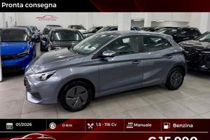Mg MG3 1.5 Comfort KM 0 FINANZIABILE
