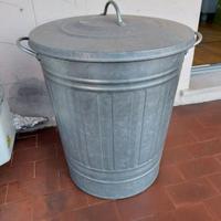 BIDONE CONTENITORE con COPERCHIO