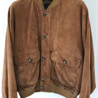 Bomber in vera pelle scamosciata - Anno Domini