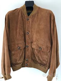 Bomber in vera pelle scamosciata - Anno Domini