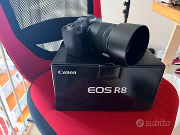 Canon eos R8 con 85mm F2