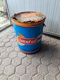 bidone latta olio 