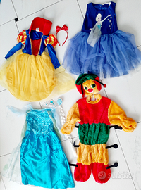 VESTITI CARNEVALE 3-4-5-6 anni