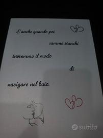 Quadro tela con frase