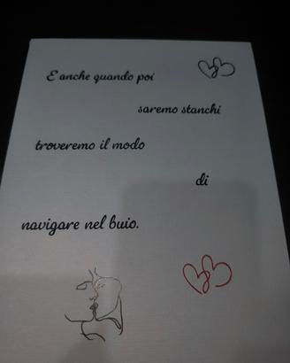 Quadro tela con frase