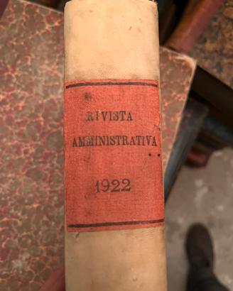 Collezione Rivista Amministrativa 1850 1922