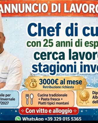Chef professionista