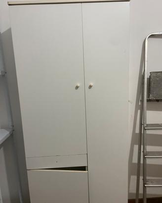 Mobiletto da bagno bianco