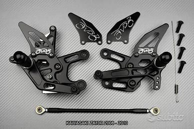 Pedane arretrate KAWASAKI ZX10R 2008 - 2010