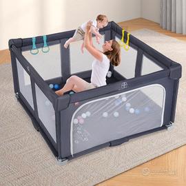 Box bambini pieghevole LIFEZEAL 124 x 124 x 70 cm