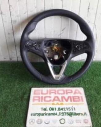 Volante Sterzo in pelle originale con comandi Opel