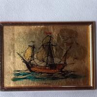 Quadretti Caravelle foglia d'oro