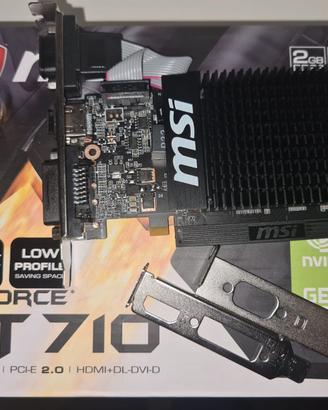 Scheda video NVIDIA  MSI GeForce GT710 2GB