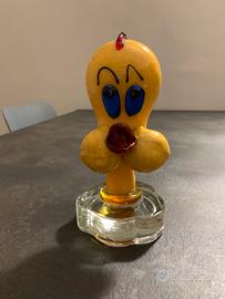 Canarino in vetro altezza  19 cm