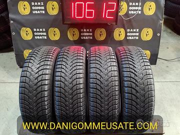 4 Gomme INVERNALI 185 60 15 MICHELIN 80/90%