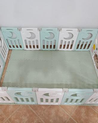 Box recinto neonati 150x150 cm + tappeto puzzle
