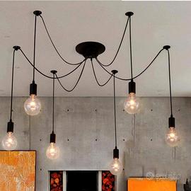 Lampadario stile indistrial