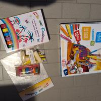 Pennarelli e acquarelli nuovi per dipingere 