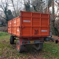 rimorchio agricolo 2 assi con ralla