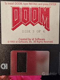 Gioco DOOM Floppy disk originali v1.2 1993 Leggi