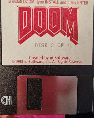 Gioco DOOM Floppy disk originali v1.2 1993 Leggi