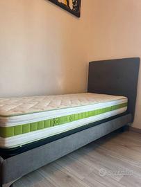 Letto Singolo Moderno + Rete + Materasso