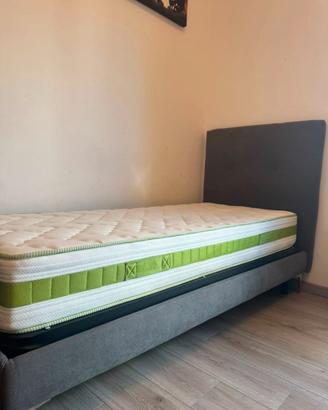 Letto Singolo Moderno + Rete + Materasso