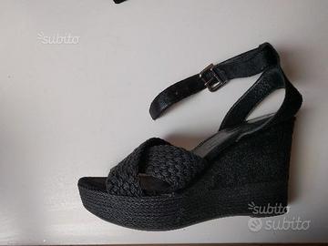 Zeppe in pelle e corda tag. 37