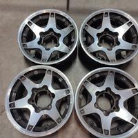 cerchi 6 fori R 15 fuoristrada attacco Jap