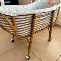Culla in vimini per neonati