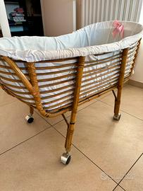 Culla in vimini per neonati