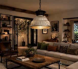 Plafoniera industriale vintage grande Ø60 cm – sti