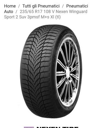 235/65 R17 108 H Nexen Winguard Sport 2 Suv

