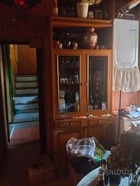 Mobile vetrina / Mobile bar classico in legno