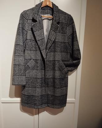 Cappotto a quadri donna