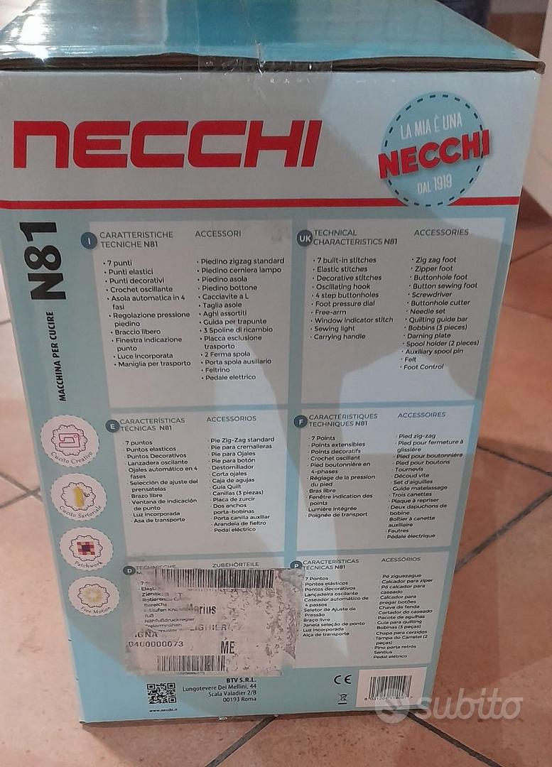 Macchina da cucire Necchi N81 Nuova! - Elettrodomestici In vendita a Firenze