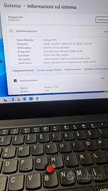 LENOVO T470 THINKPAD i7 8gb ram 256ssd