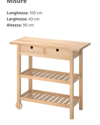 Tavolino/carrello ikea
