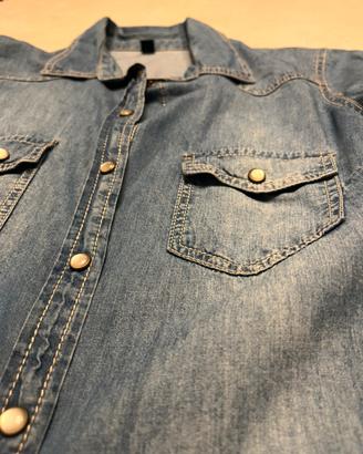Camicia colore jeans