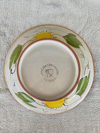 Piatto portafrutta in ceramica