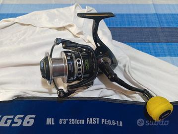 Canna da short seging 30/100 completa di mulinello