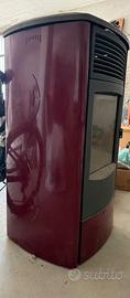 STUFA PELLET Sabrina 11kw BORDEAUX BY SUPERIOR
