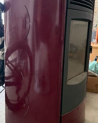 STUFA PELLET Sabrina 11kw BORDEAUX BY SUPERIOR