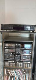 Impianto hi-fi vintage Sanyo e lettore CD  Kenwood