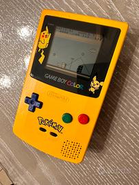 Nintendo game boy color pikachu edition pokémon