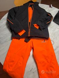 Completo sci con doppio pantalone pari a nuovo