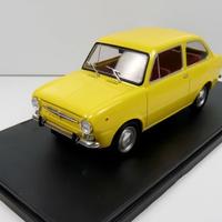 MODELLO AUTO FIAT 850 BERLINA GIALLA NO BURAGO