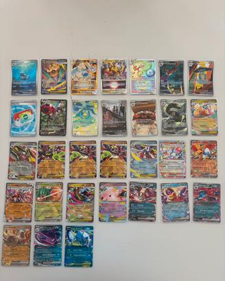 Lotto carte pokemon MT/NM con sleeves